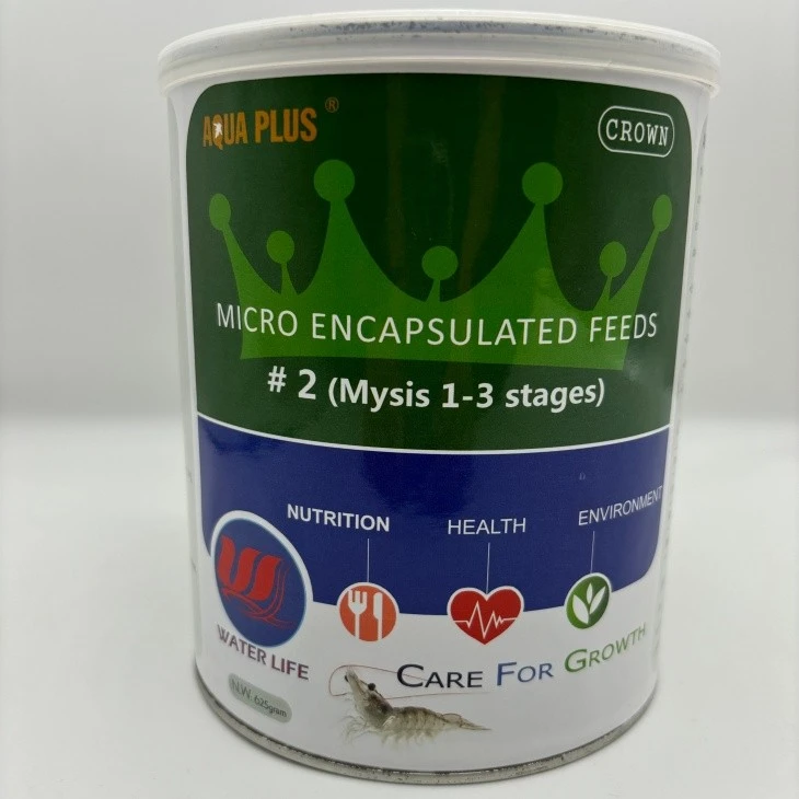 Micro encapsulated shrimp feed